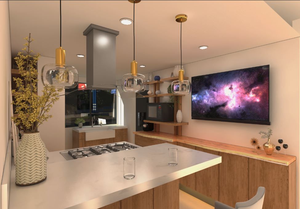Kitchen designed and built by Tisch Mobiliary